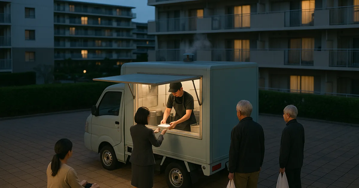 マンションにキッチンカーを誘致する方法｜管理組合の決め方と出店料