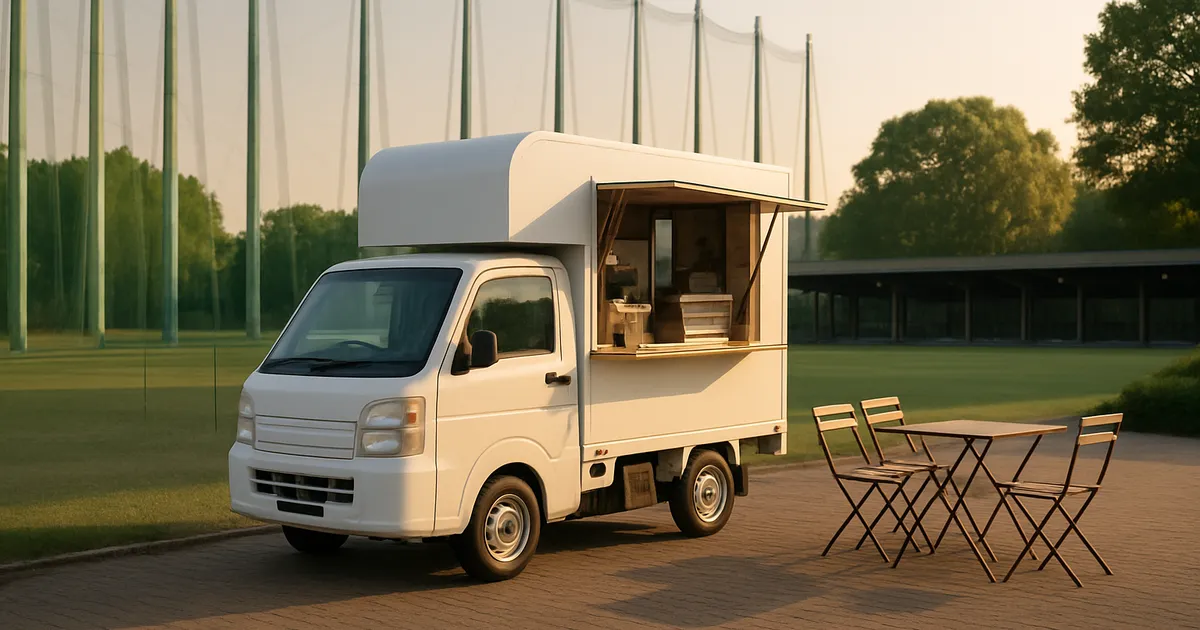 ゴルフ場・練習場にキッチンカーを導入するには｜集客・料金の決め方と出店の注意点