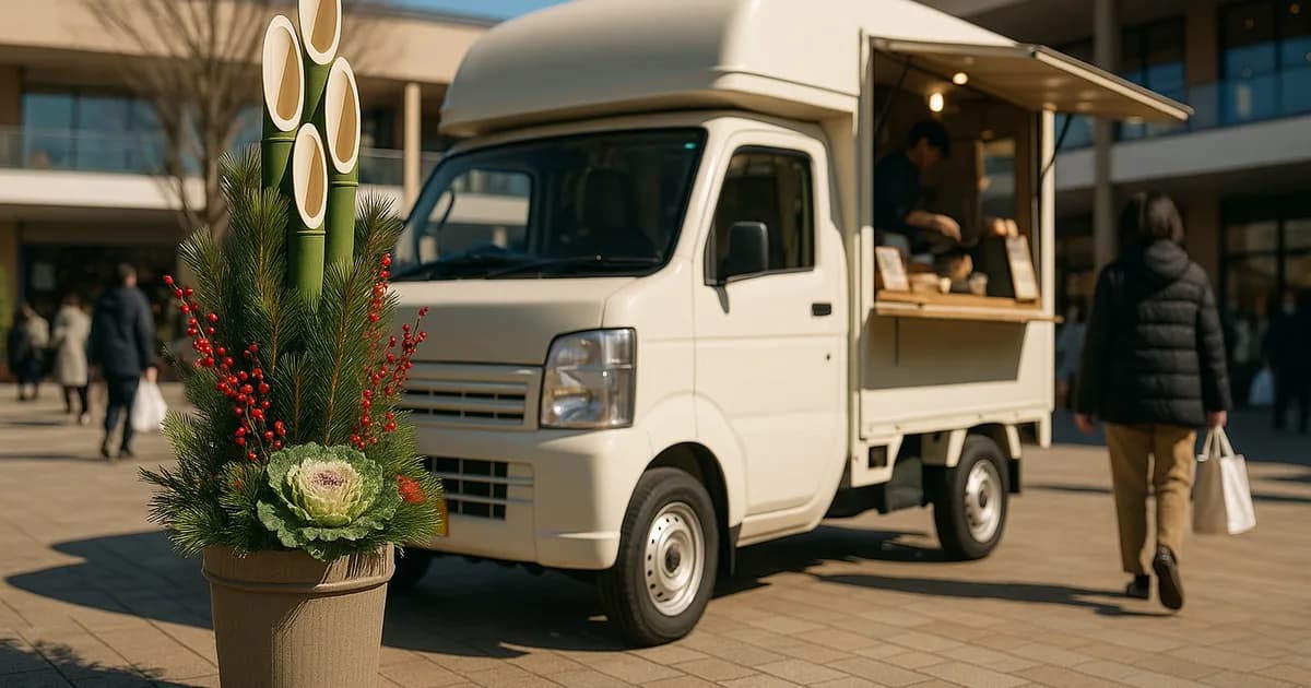 初売りにキッチンカーを呼ぶには｜募集を出す時期と三が日の出店料