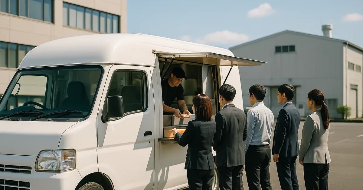 キッチンカーでオフィス街に出店するには｜企業の敷地の募集で確かめること